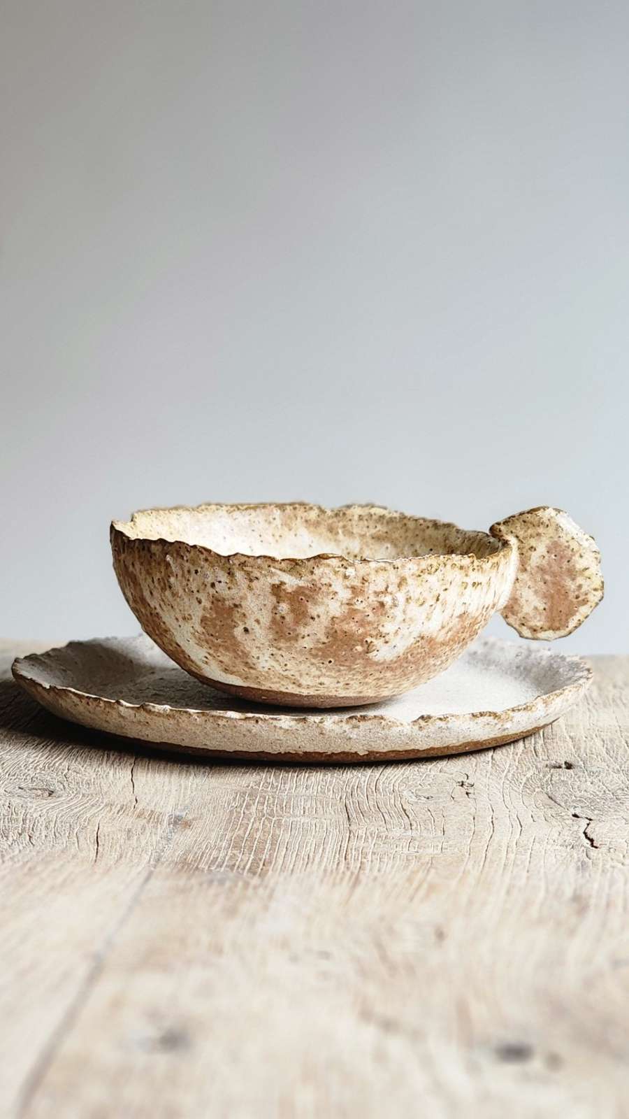 White Stone Saucer (Coaster)