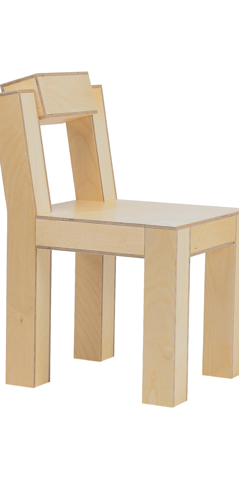 Block Chair - Natural