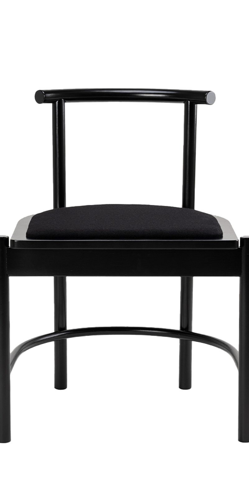 Soft Chair B Black Fabric