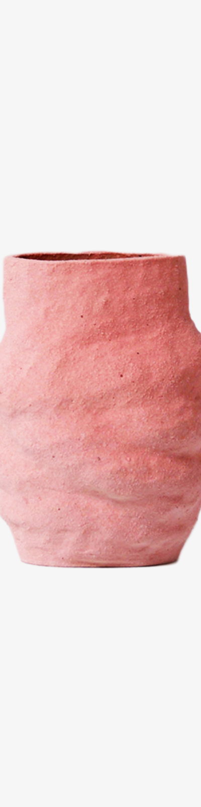 Thick Neck Cherry Pink Vase