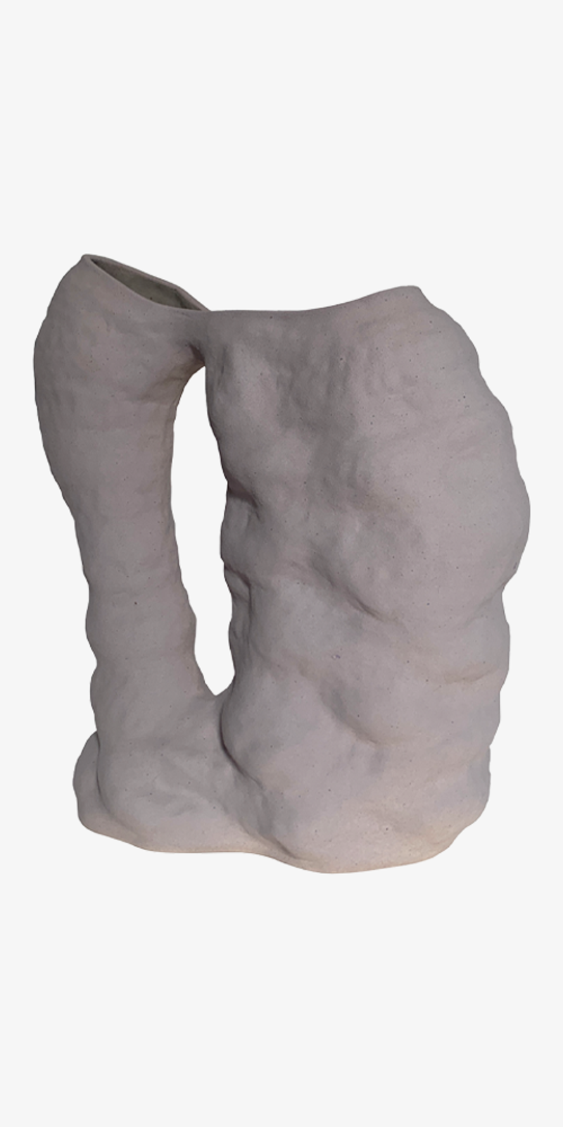 Upper Body Purple Vase