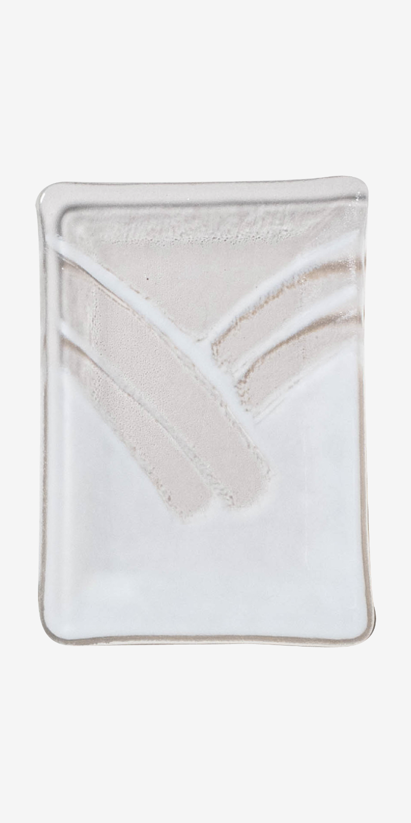 Sweep Snow Mini Square Plate