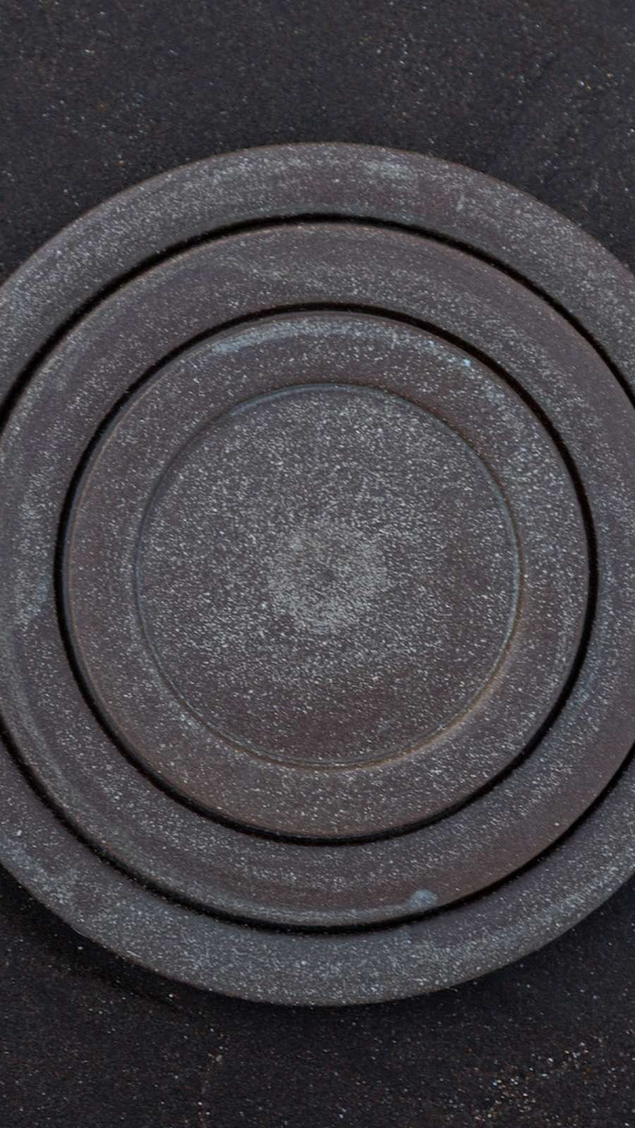 Black Sand Dish - Brown (3 SIZE)