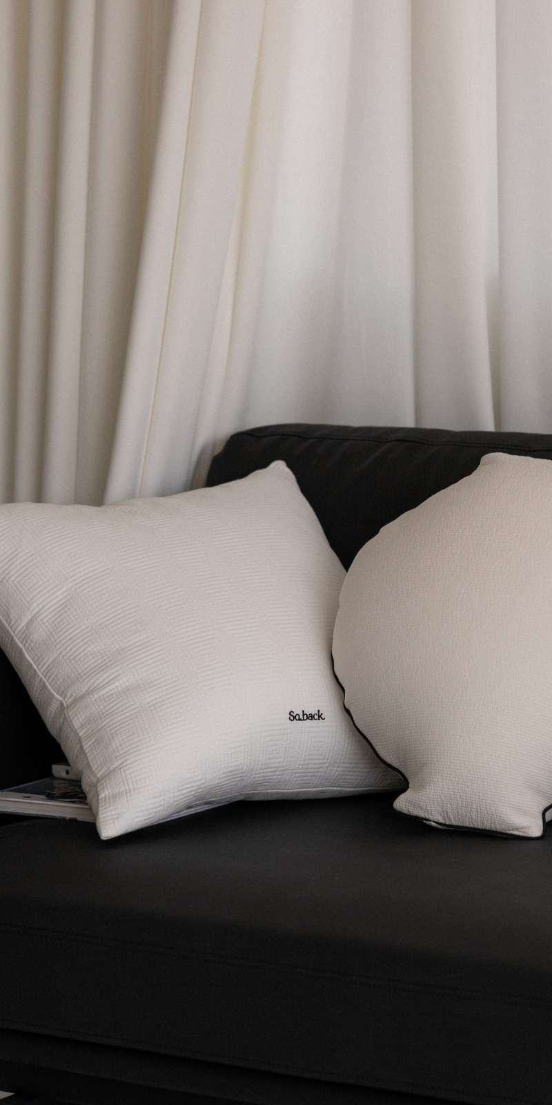 Moon Jar Cushion - White Porcelain