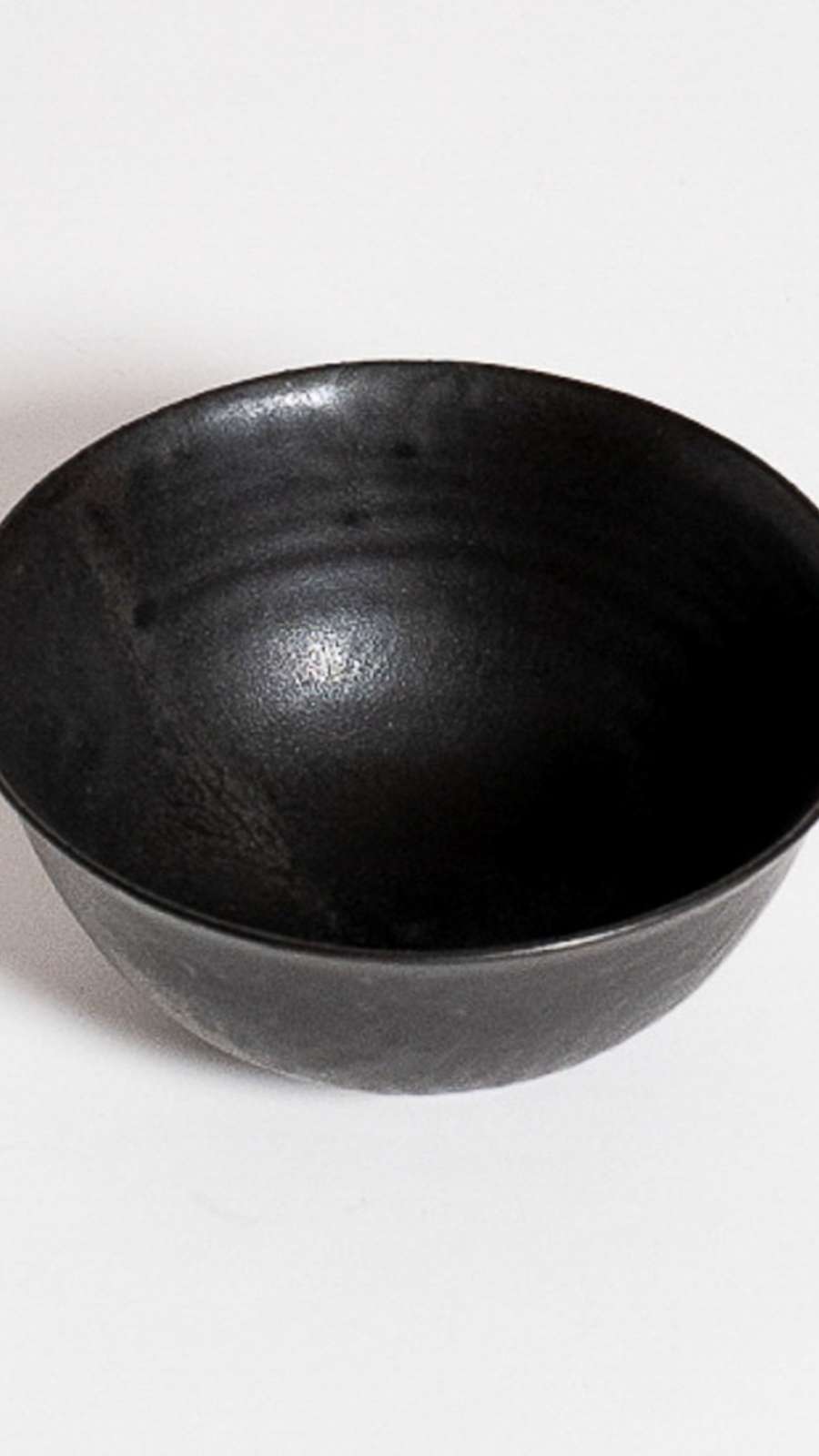 Black Glaze Rice Bowl