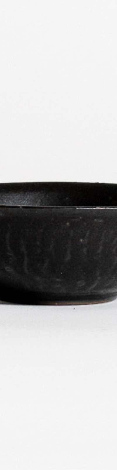 Black Glaze Wide Bowl Small