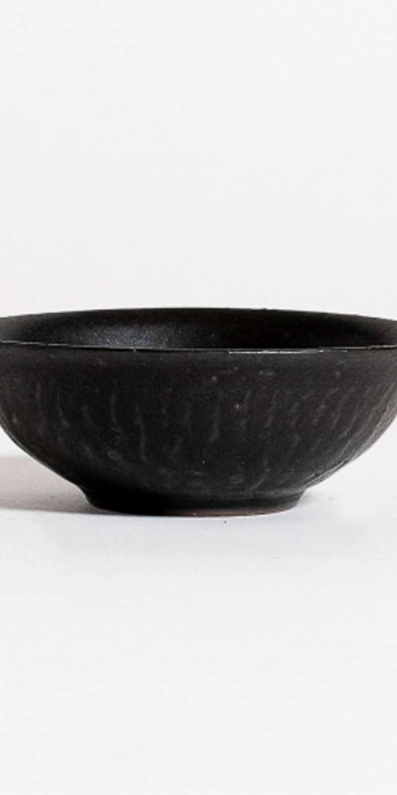 Black Glaze Wide Bowl Small