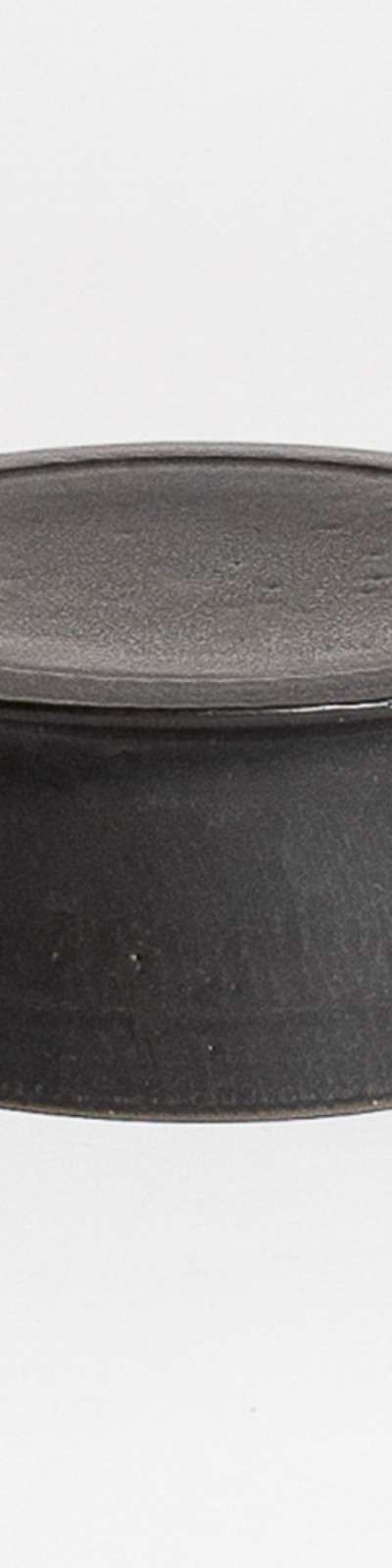 Black Glazed High-Footed Dish