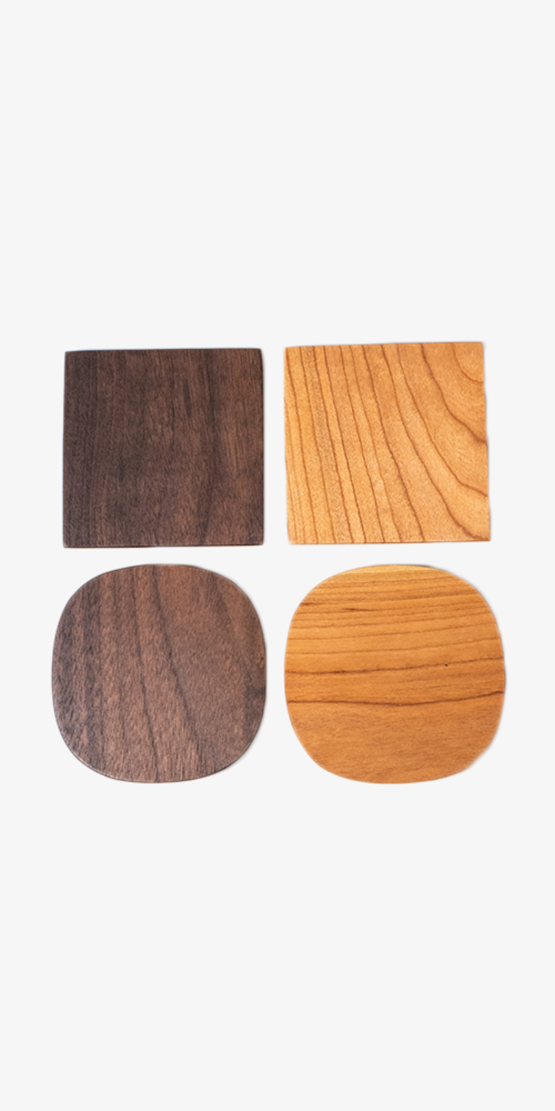 Wood Coaster (2 COLORS)