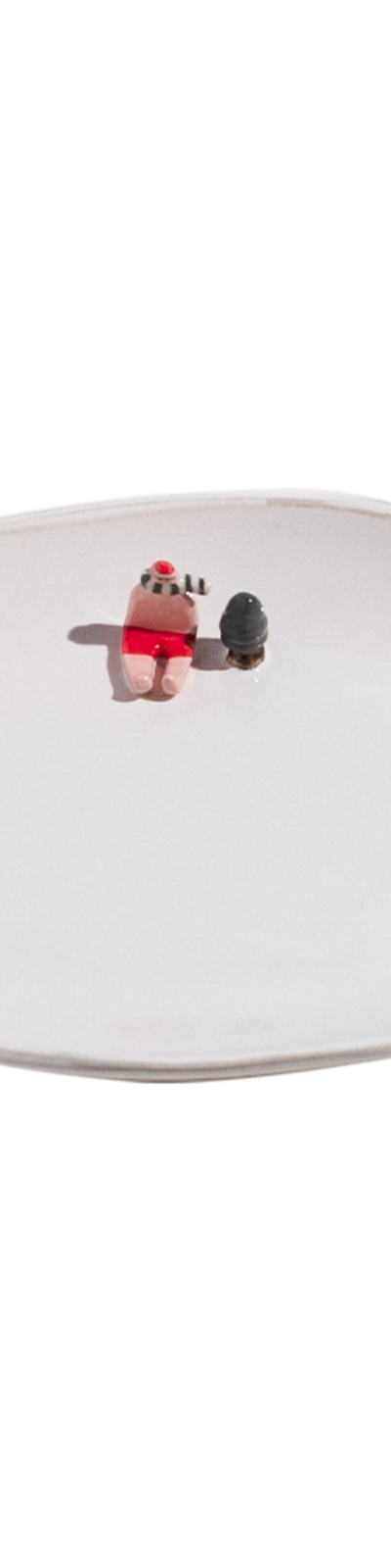 Swimmer in Winter