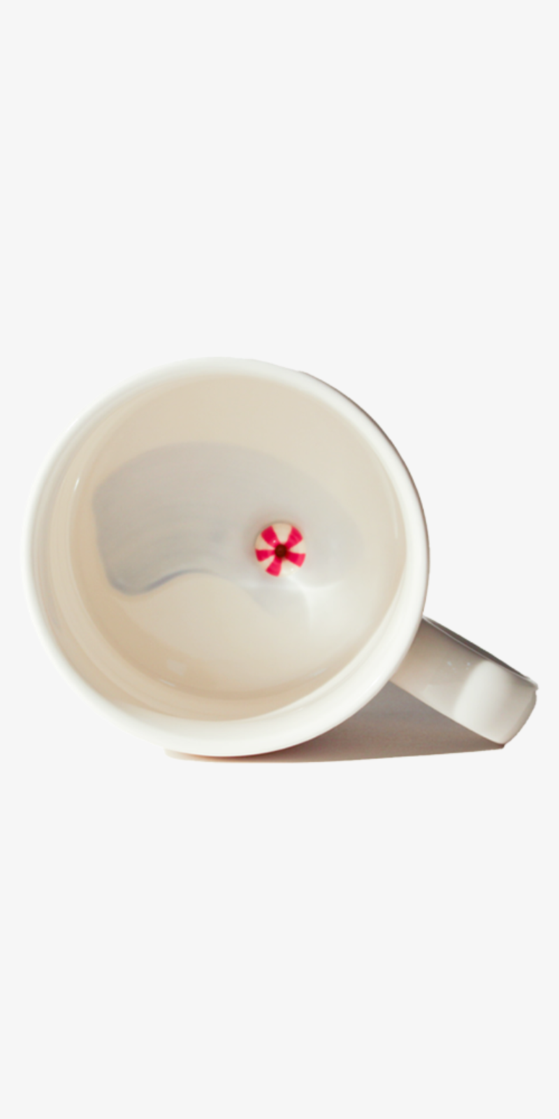Swimmer in Cup - White