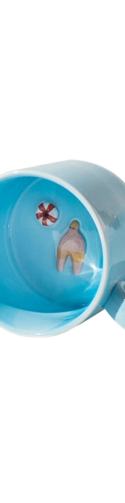 Swimmer in Cup - Blue