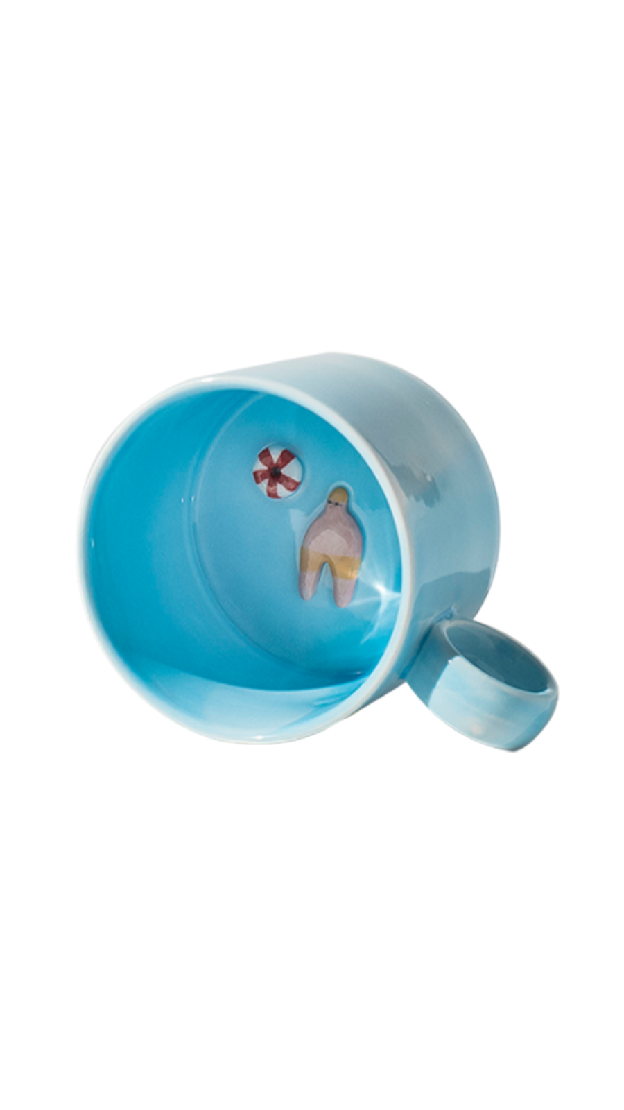 Swimmer in Cup - Blue