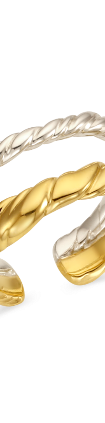 Swirling Double Line Ring (3 COLORS)