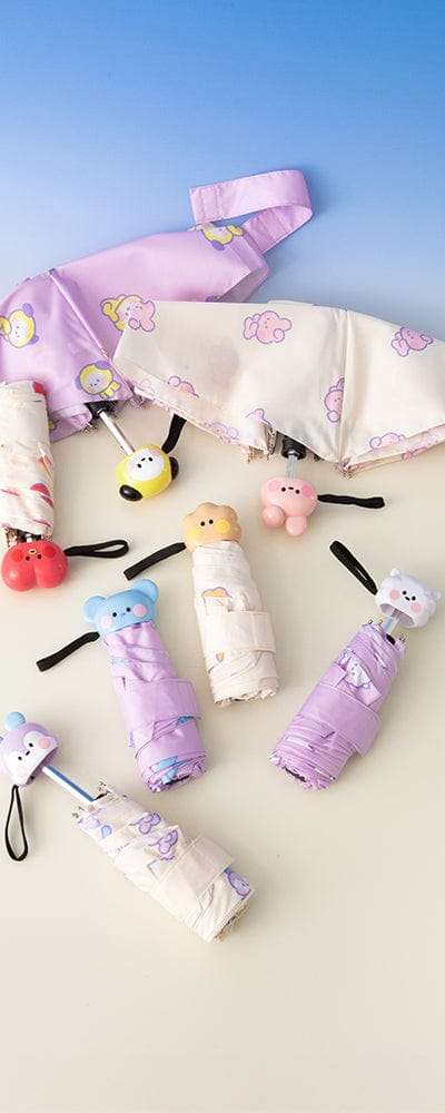 BT21 ミニニ レイニーデイ 折り畳み傘
