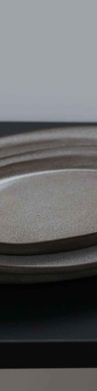 Oval Rim Plate SET (3 COLORS)