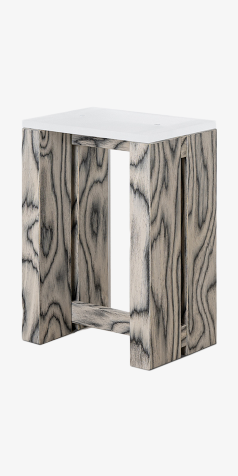 Mixed Media Stool 06