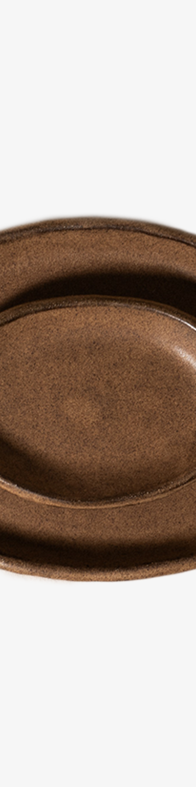 Oval Plate - Brown (2 SIZE)