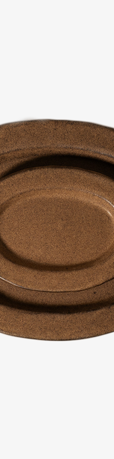Wing Elliptical Plate - Dark Brown (2 SIZE)