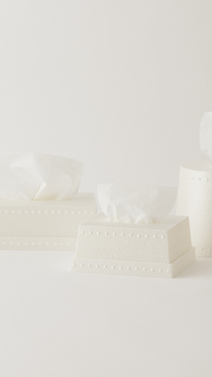 Tissue Case - Ivory (3 Size)