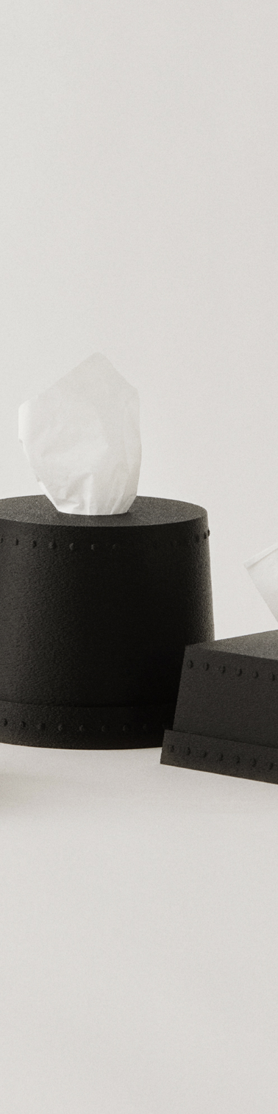 Tissue Case - Black (3 SIZE)