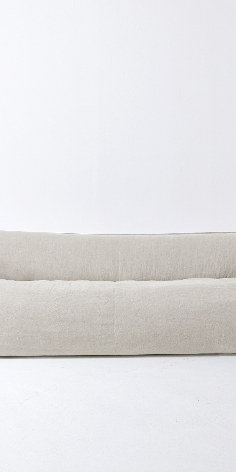 [Batch 64, Expected Stock End of October 2026] Comfortable Round Sofa - Oatmeal