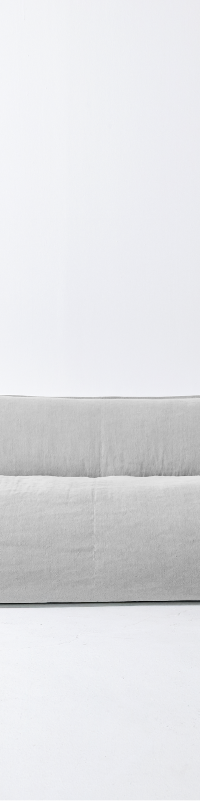 [64th batch, scheduled arrival end of October 2026] Comfortable Round Sofa - Light Gray