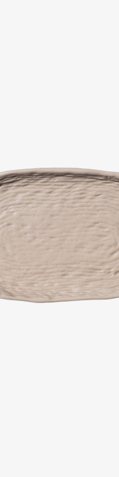 Cotton Oval Dish (Small) - Beige