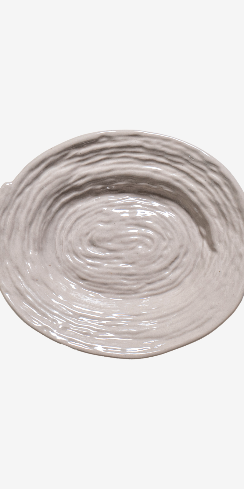 Cotton Dessert Plate - Beige