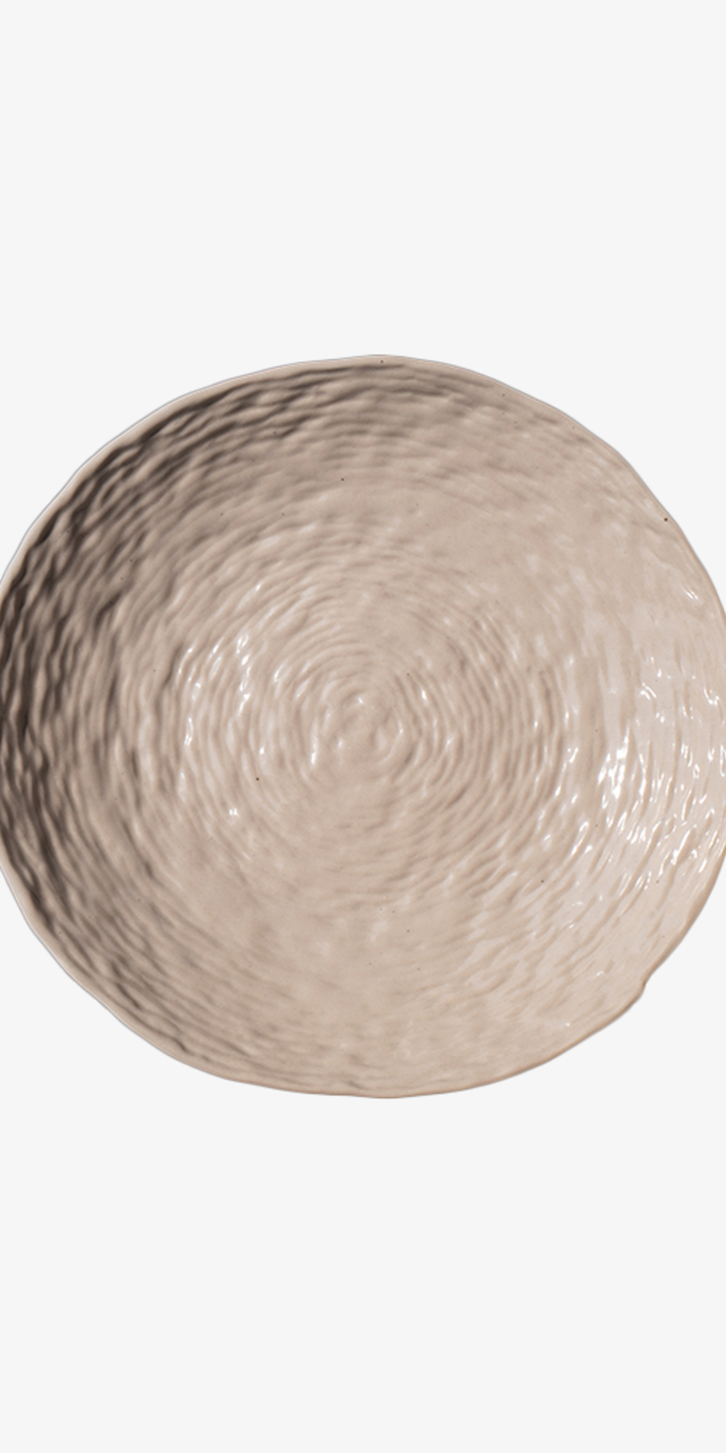 Cotton One Plate (Large) - Beige