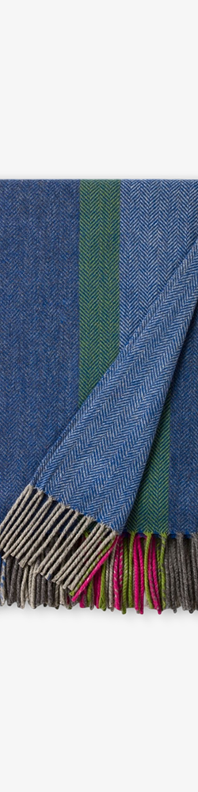 Fine Herringbone - Blue
