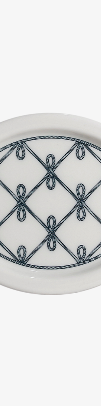 Oval Plate - Twine Deep Green