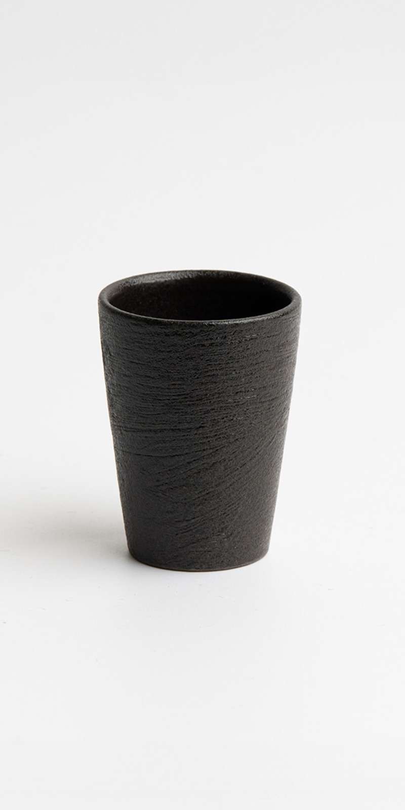 Black Glaze Cylinder Tea Cup