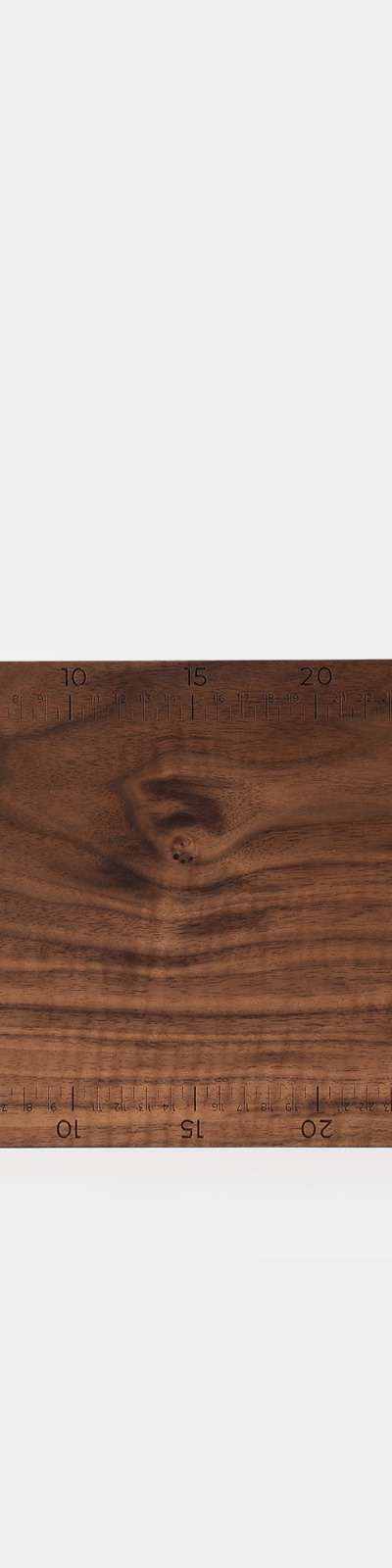 Black Ruler Cutting Board - Walnut (3 SIZE)