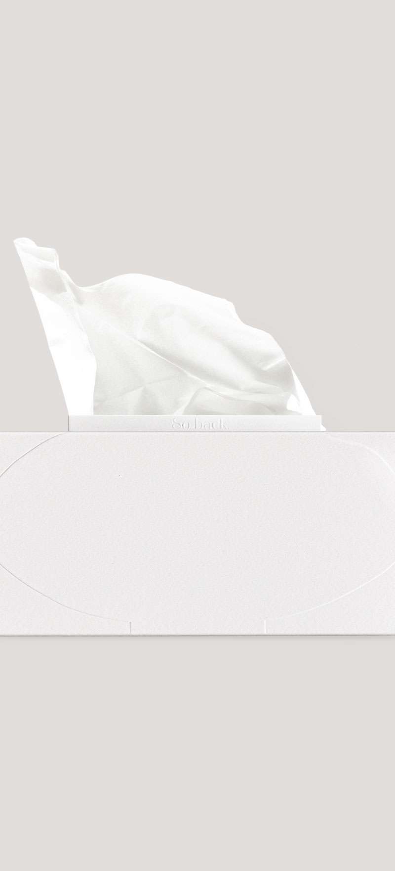 Sobaek Moon Jar Moisturizing Tissue Set Porcelain White (Pack of 6)