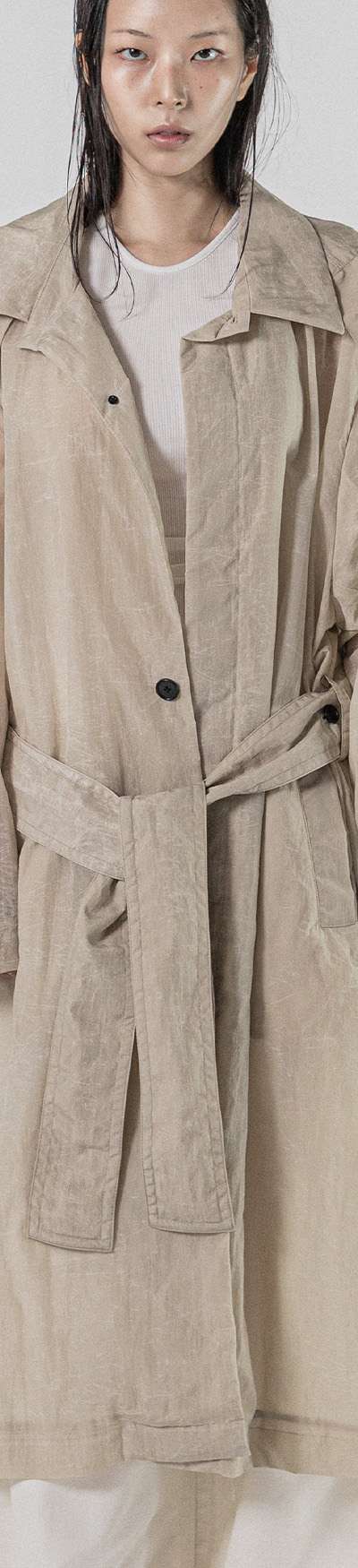 NEO Rain Trench Coat (Ecru)