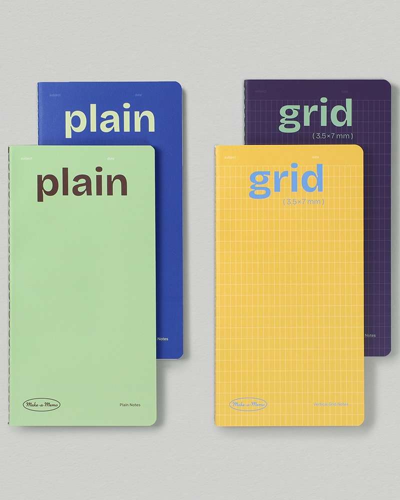 Make A Memo Leaf Note - Grid / Plain