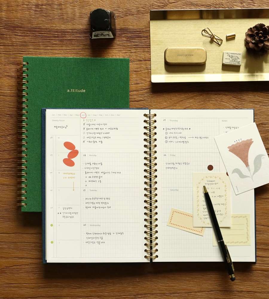 [Perpetual] Attitude Weekly Planner A5