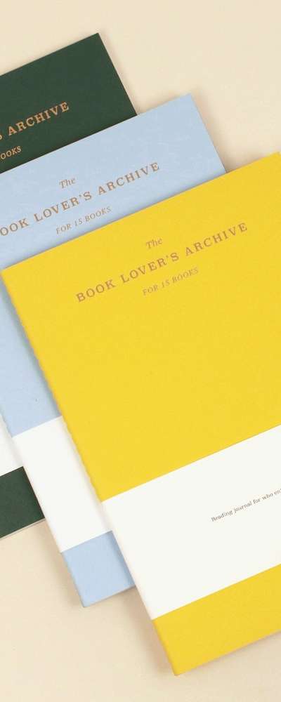 Reading Journal Slim - Book Lovers Archive