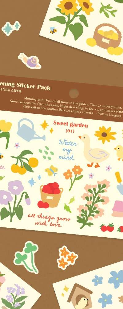 Life Gardener Gardening Sticker Pack (4 Types)