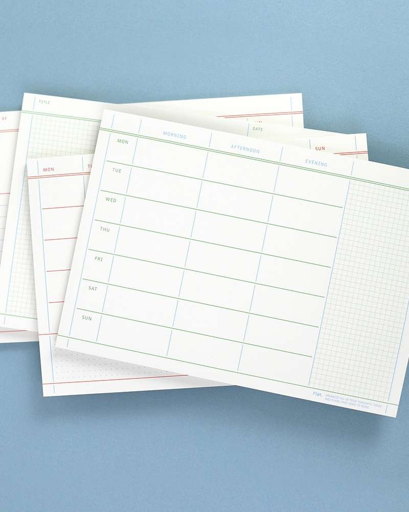 Flat Notepad A5 [M]