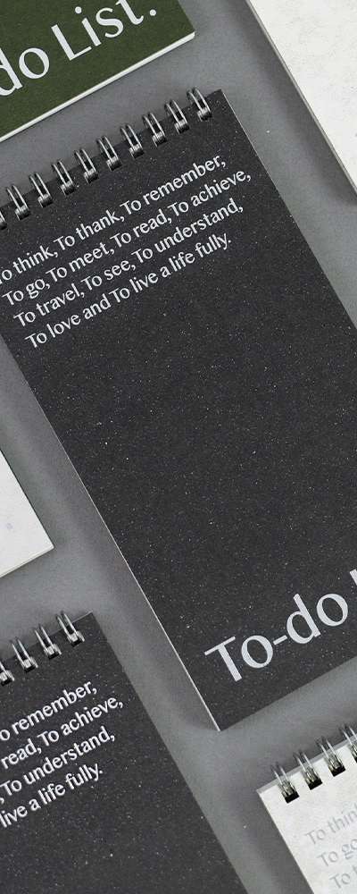 List to Live By – To-Do List Notebook