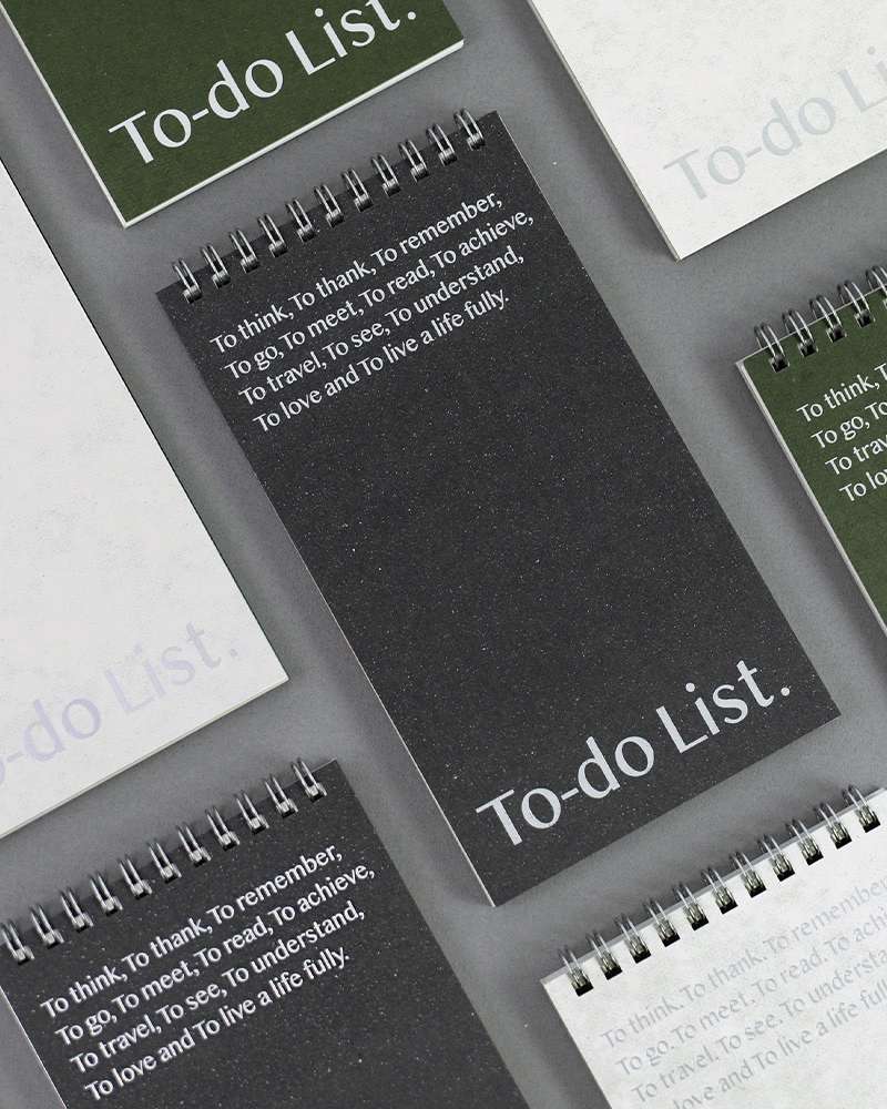 List to Live By – To-Do List Notebook
