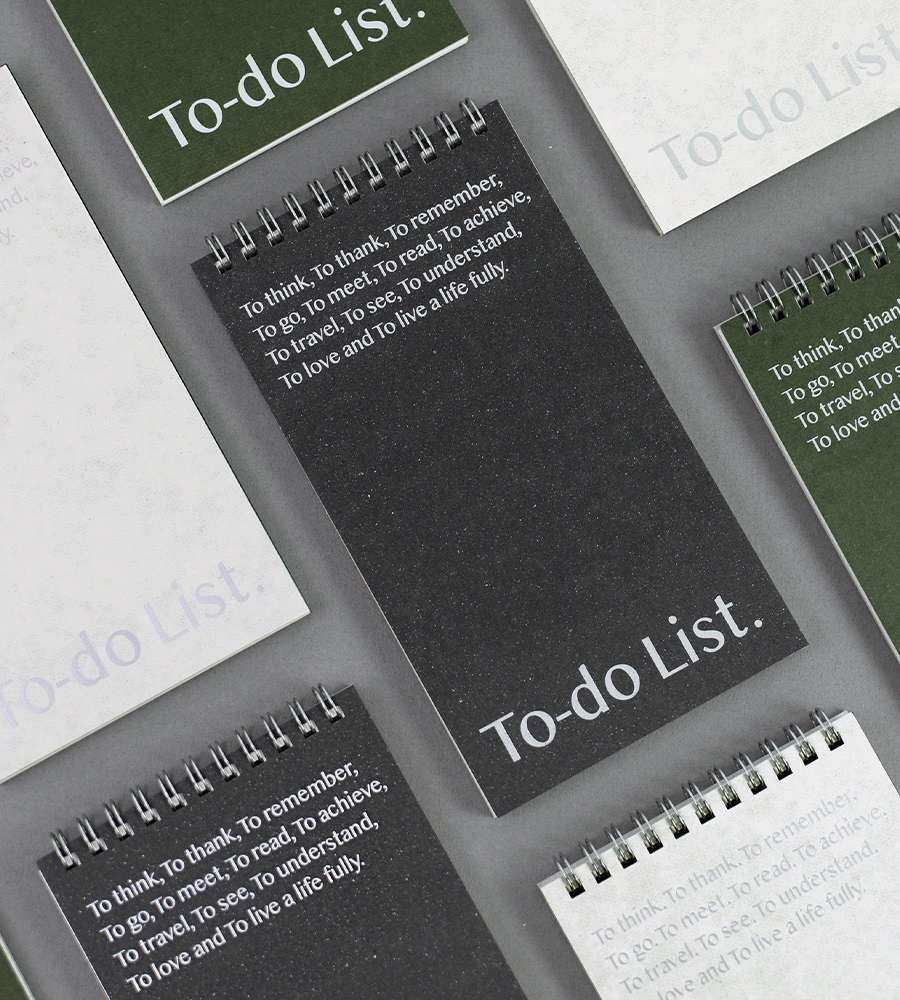 List to Live By – To-Do List Notebook