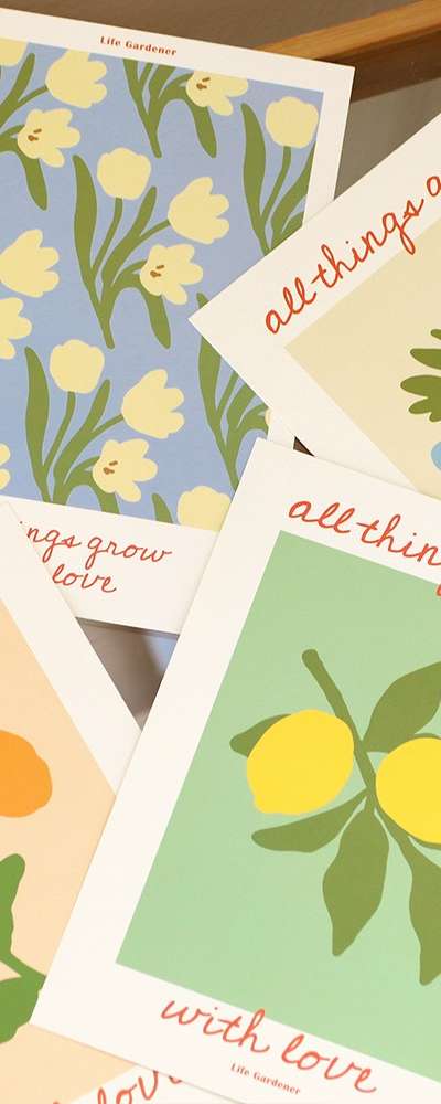 Life Gardener Mini Poster 4-Type Set