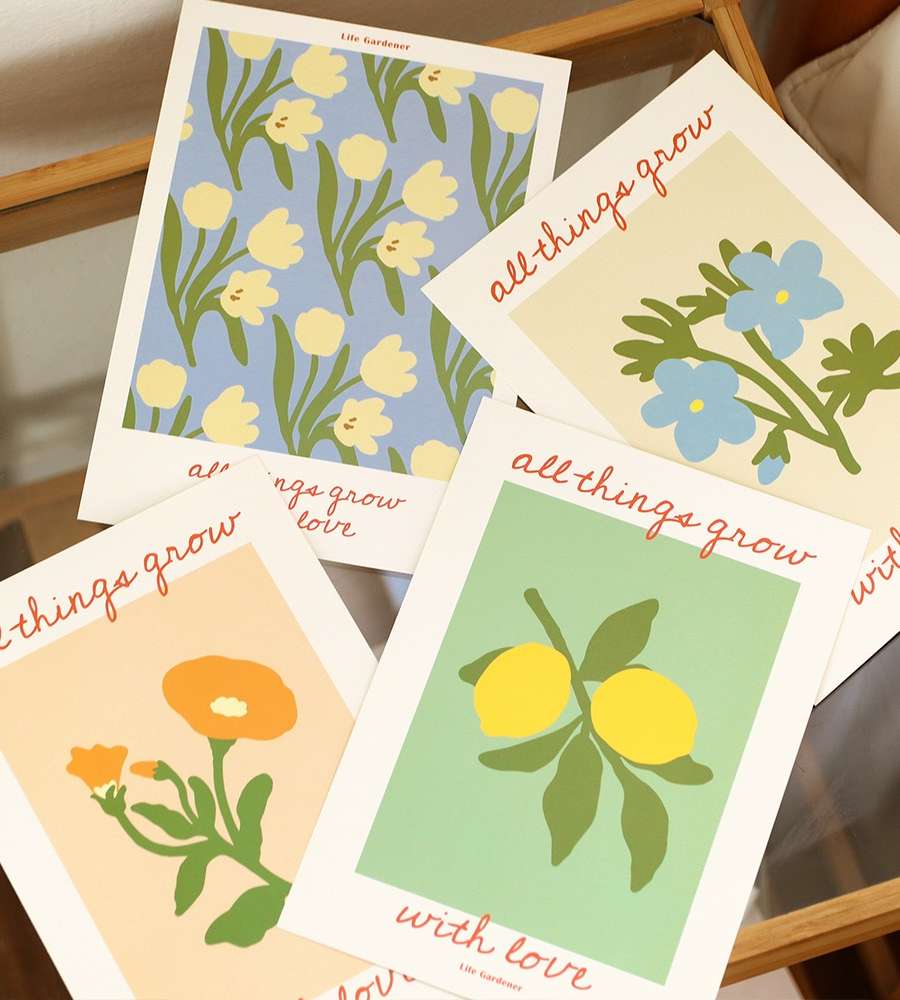 Life Gardener Mini Poster 4-Type Set