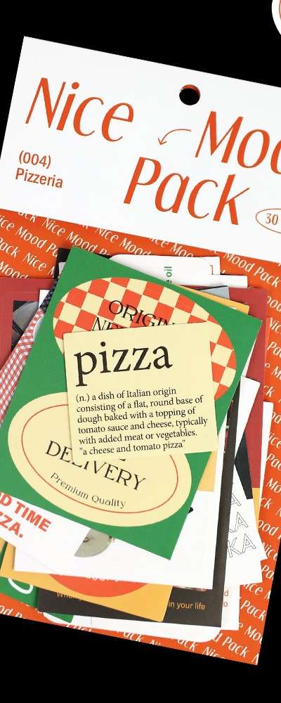 Nice Mood Sticker Pack - Pizzeria