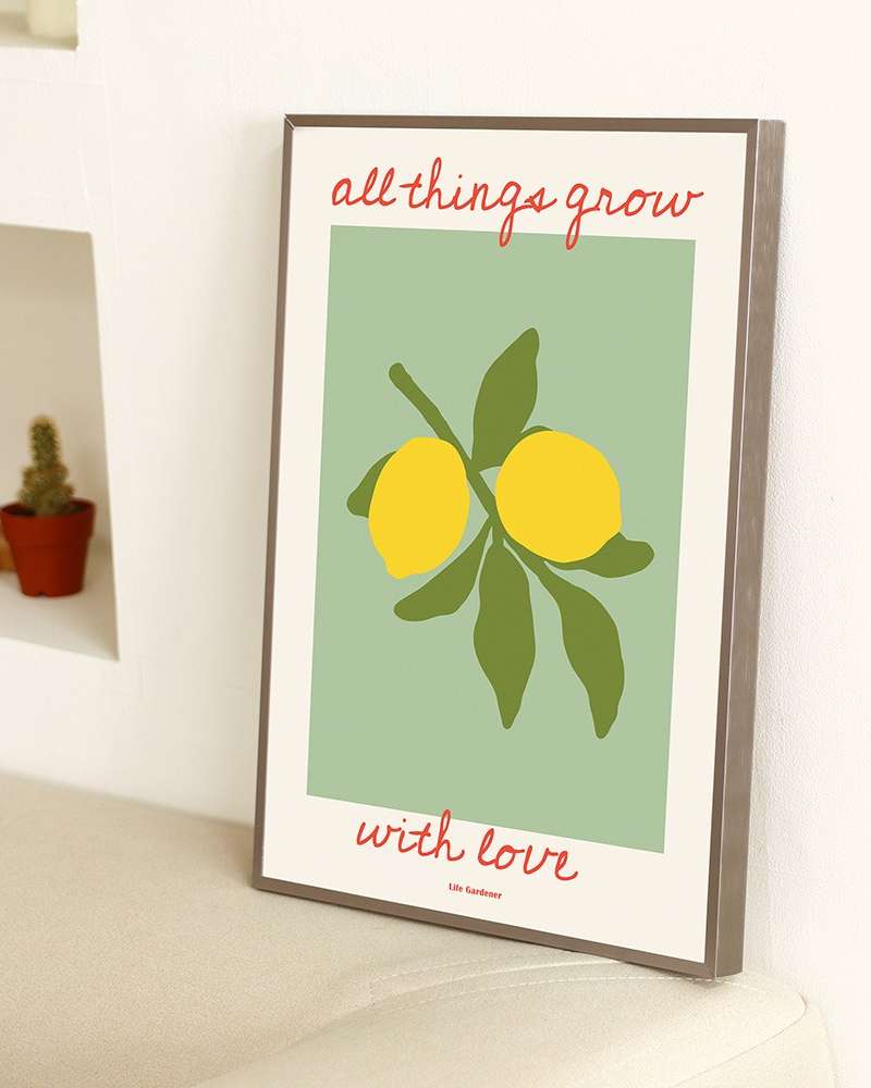 Life Gardener Interior Poster A3