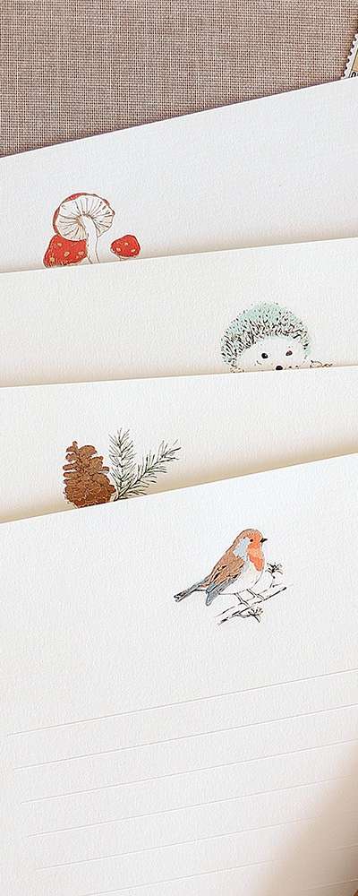 Letter Set - from the forest