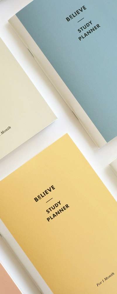 Believe - 1 Month Study Planner